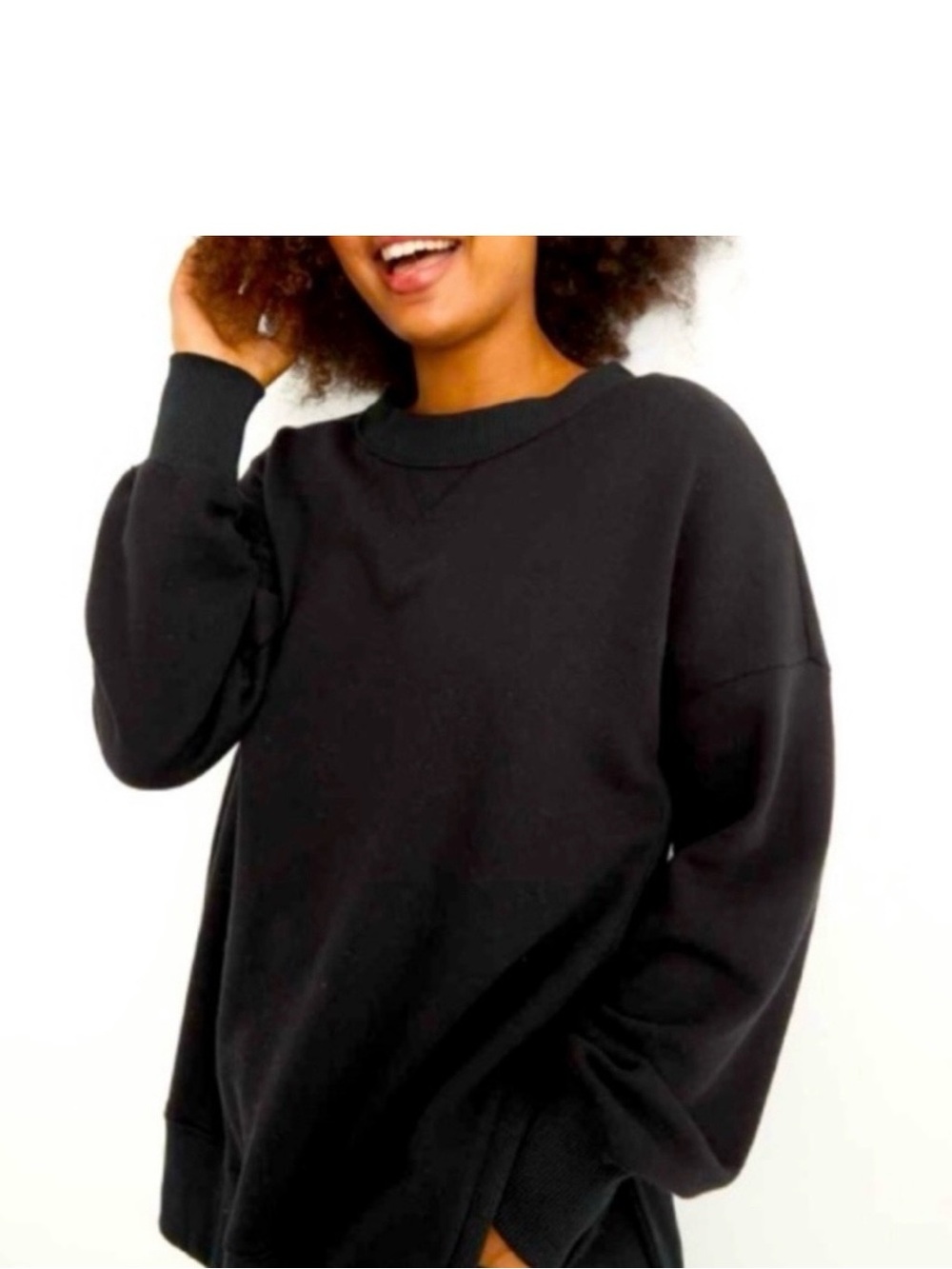 Aerie Good Vibes Oversized Crewneck Sweater size xs